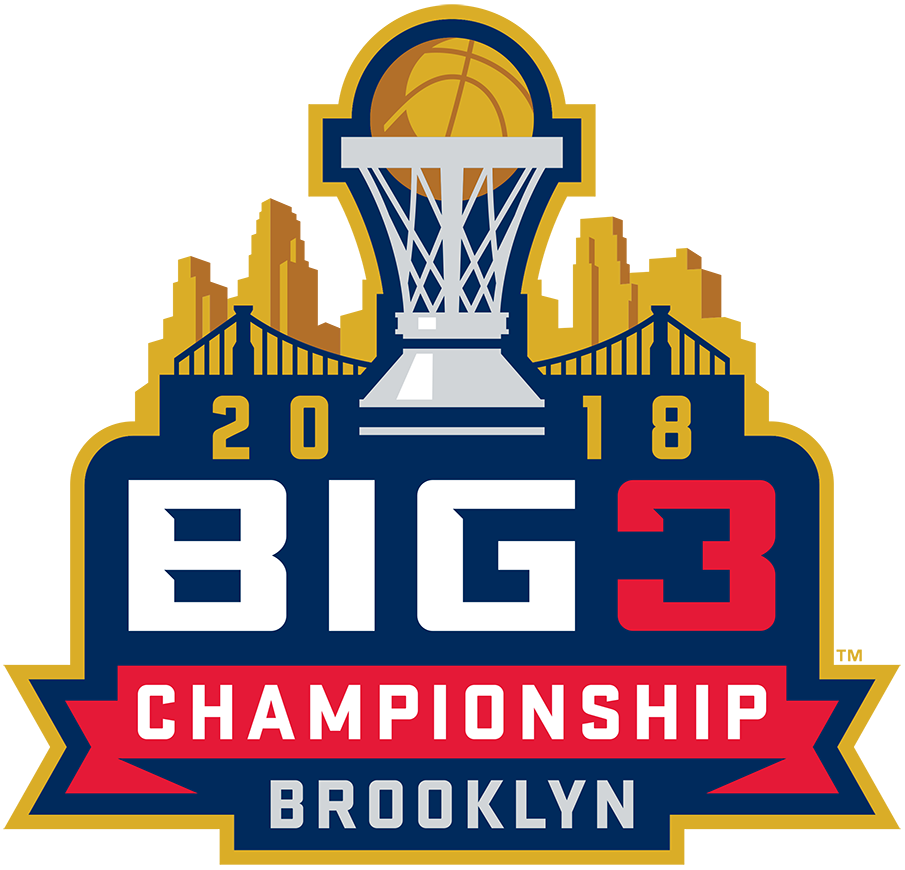 BIG3 Championship 2018 Primary Logo iron on heat transfer